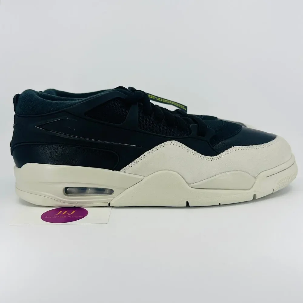 Nike Air Jordan Men's 4 RM Sneakers 'Black Light Bone' FQ7939-001 Size 14